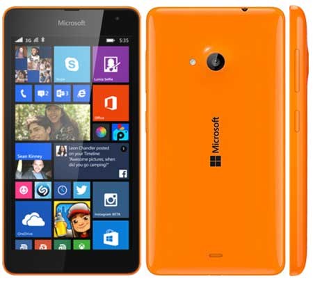 Microsoft Lumia 535 Specs