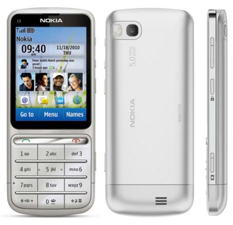 Nokia C3-01 Touch and Type Specs