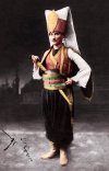 Mustafa Kemal, Yeniçeri Kostümüyle Sofya'da Kıyafet Balosunda, 11-12.05.1914