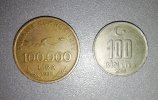 [Tedavül:1999-31.12.2005] Madeni 100.000 Türk Lirası