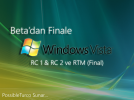 Beta'dan Finale Windows Vista: RC 1 & RC 2 ve RTM (Final)