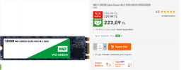 WD 210 GB Sata Green m.2 SSD WDS120G2G0B.PNG
