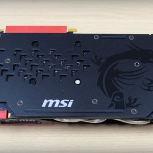 MSI GeForce GTX 1080 GAMING X  Ekran Kartı Arka Plaka - Technopat