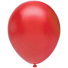 Mat Balon Kırmızı Dekorasyon Balonu