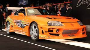 Paul Walker'ın Hızlı ve Öfkeli'de kullandığı Toyota Supra rekor fiyata satıldı - LOG