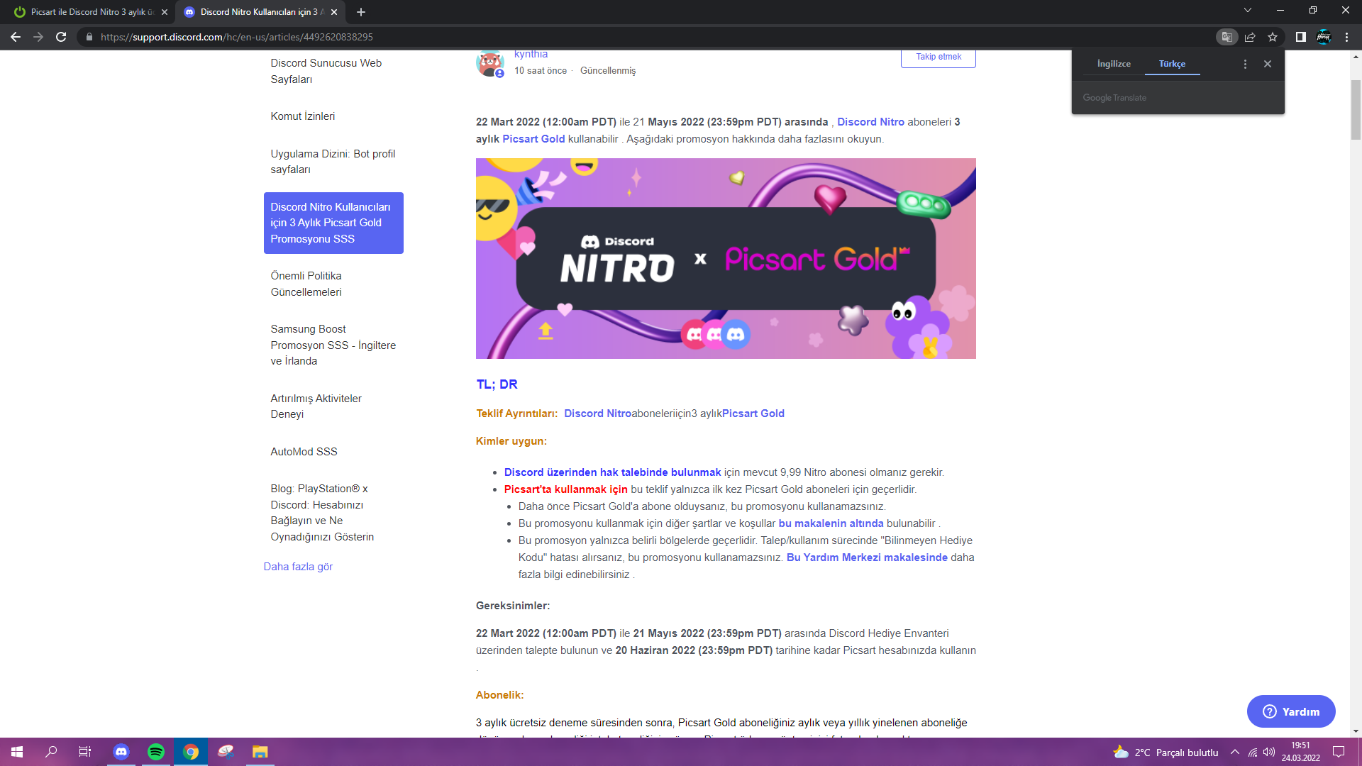 Picsart ile Discord Nitro 3 aylık ücretsiz! Technopat Sosyal
