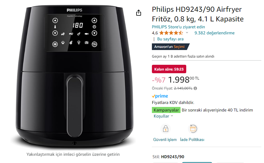 Cosorı vs Philips Air fryer Technopat Sosyal