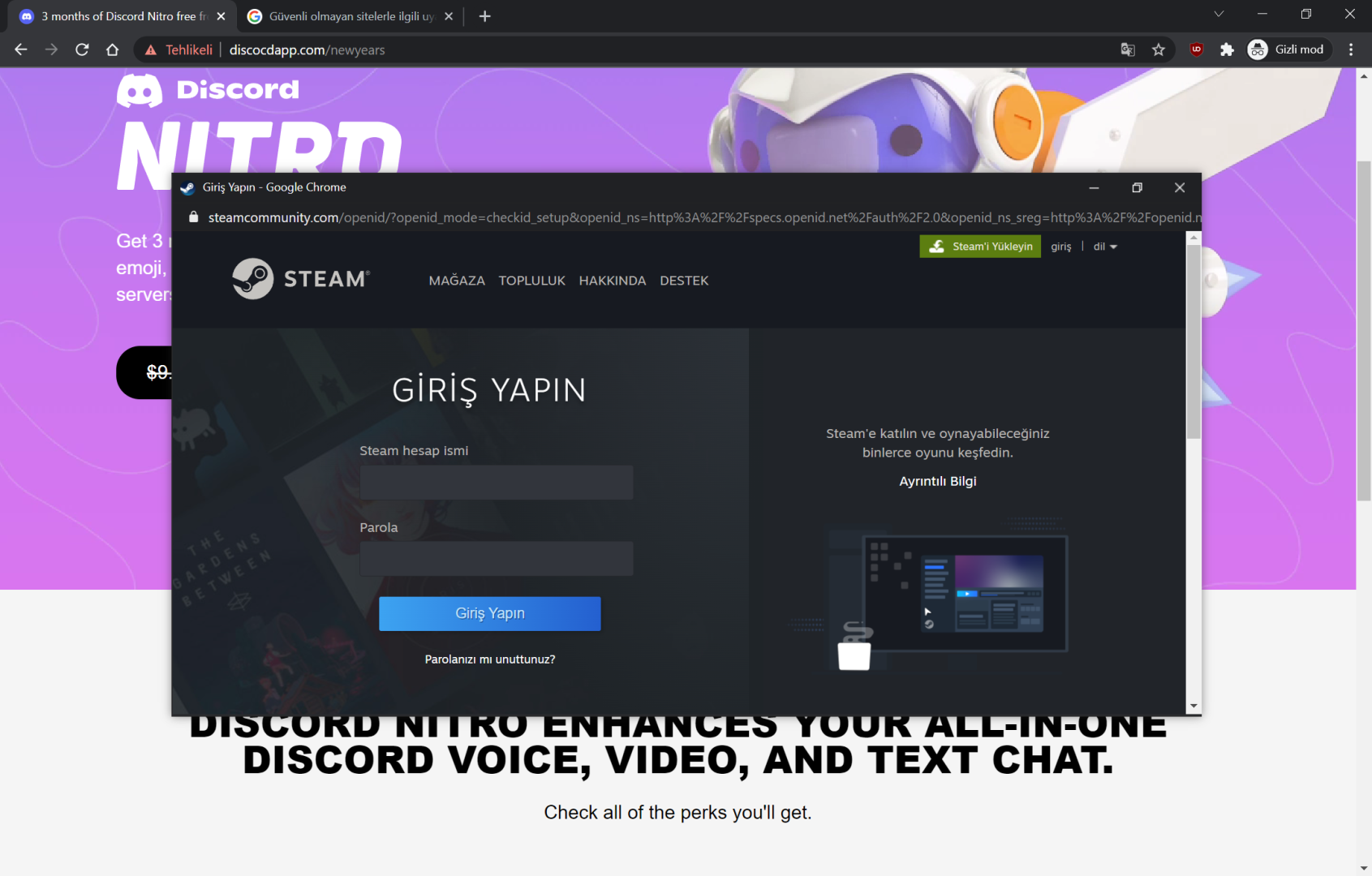 3 months of Discord Nitro free from STEAM - Google Chrome 30.01.2022 00_47_02.png