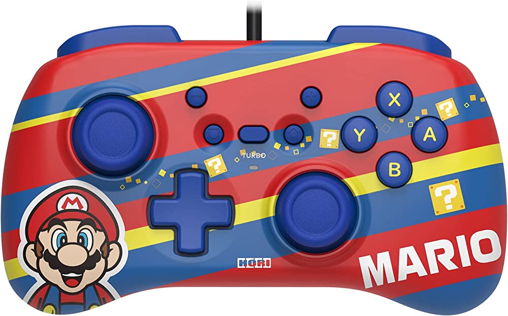 Amazon.com: HORI Nintendo Switch HORIPAD Mini (Mario) Wired Controller Pad  - Officially Licensed By Nintendo : Video Games