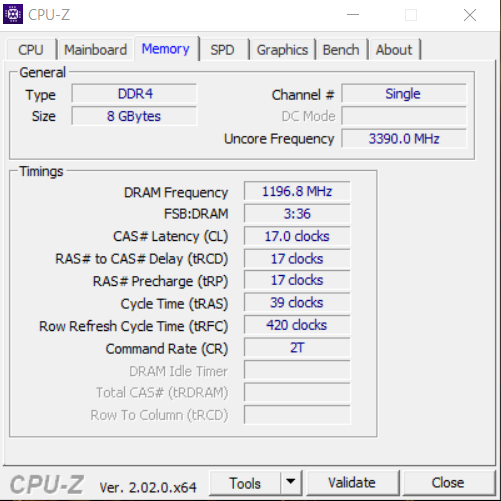 CPU-Z Memory Kısmı.png