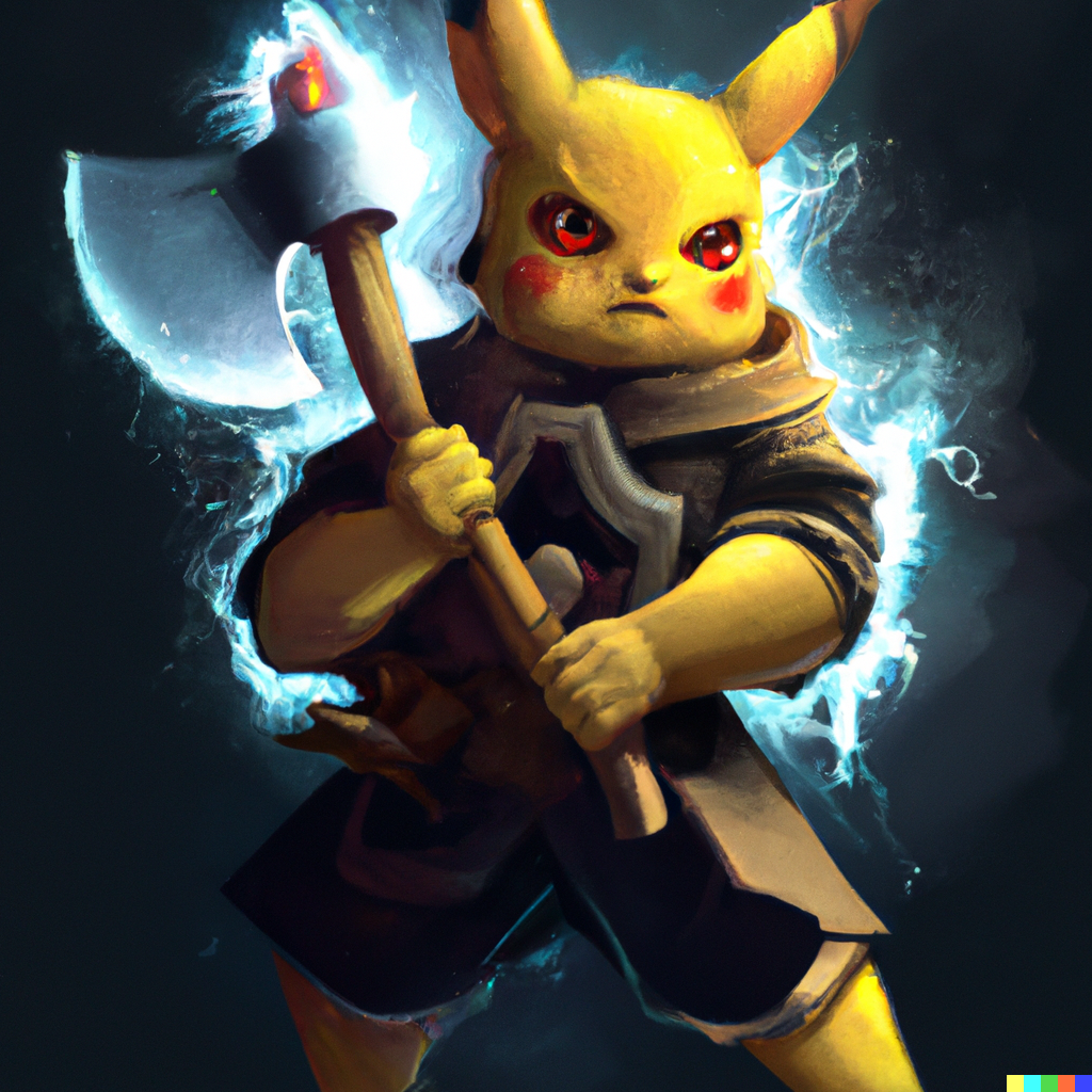 DALL·E 2022-06-19 23.12.54 - badass pikachu holding a magical axe, digital art.png