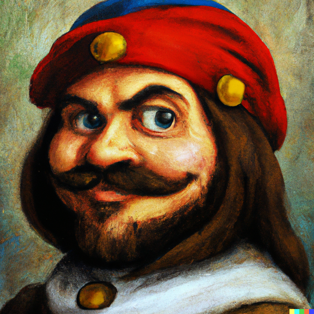 DALL·E 2022-06-22 21.03.42 - Super Mario portrait, oil painting by Leonardo Da Vinci.png