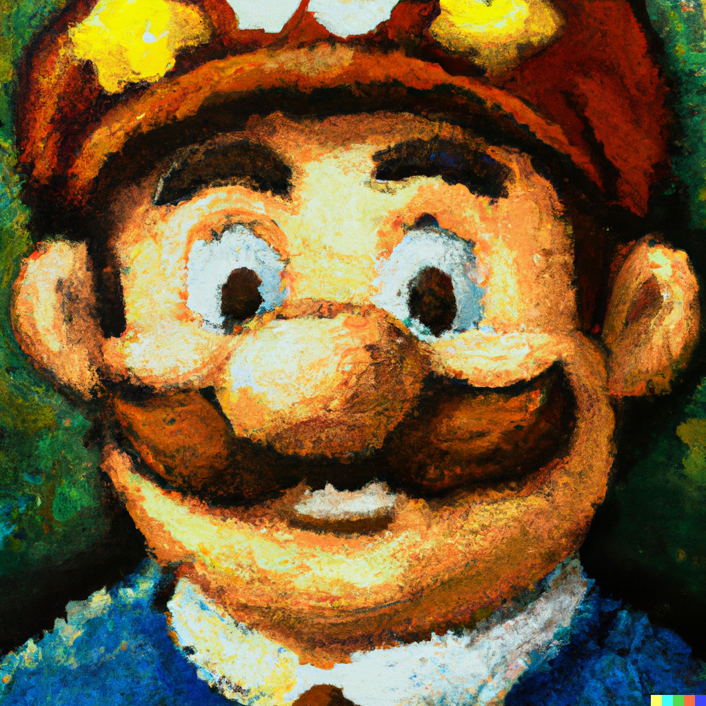 DALL·E 2022-06-22 21.05.52 - Super Mario portrait, oil painting by Vincent van Gogh.png