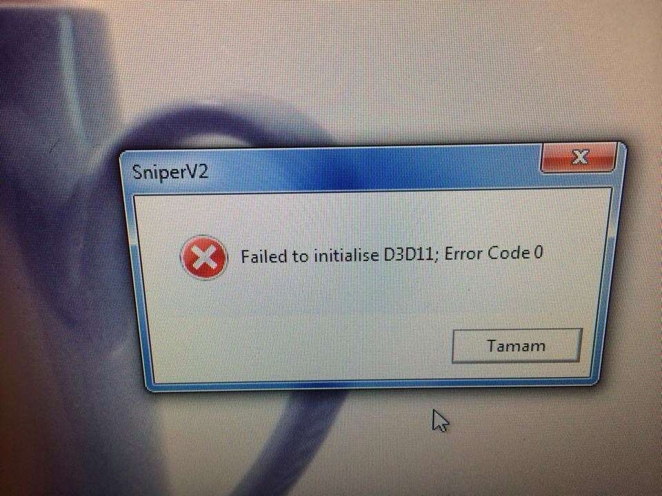 Initialized library failed. Failed to initialize. D3d11 ошибка. Кнопка Error failed. Как исправить ошибку d3d.