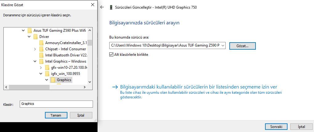 intel uhd sürücüler zaten yüklü devamke.JPG