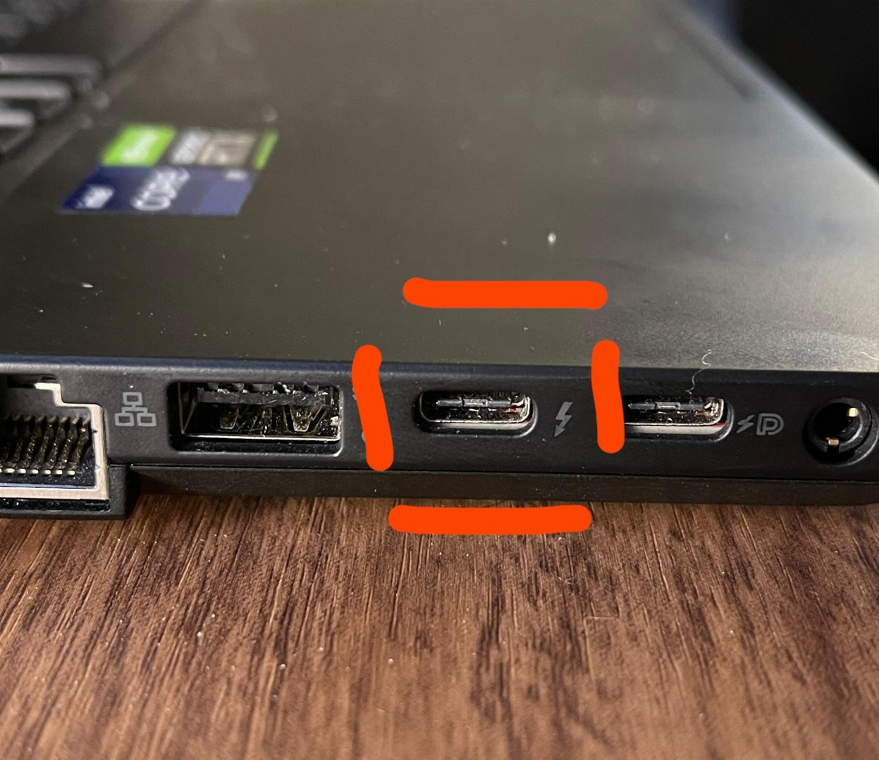 r/pcmasterrace - Thunderbolt port on windows laptop? What can I do with it? (Question in comments)