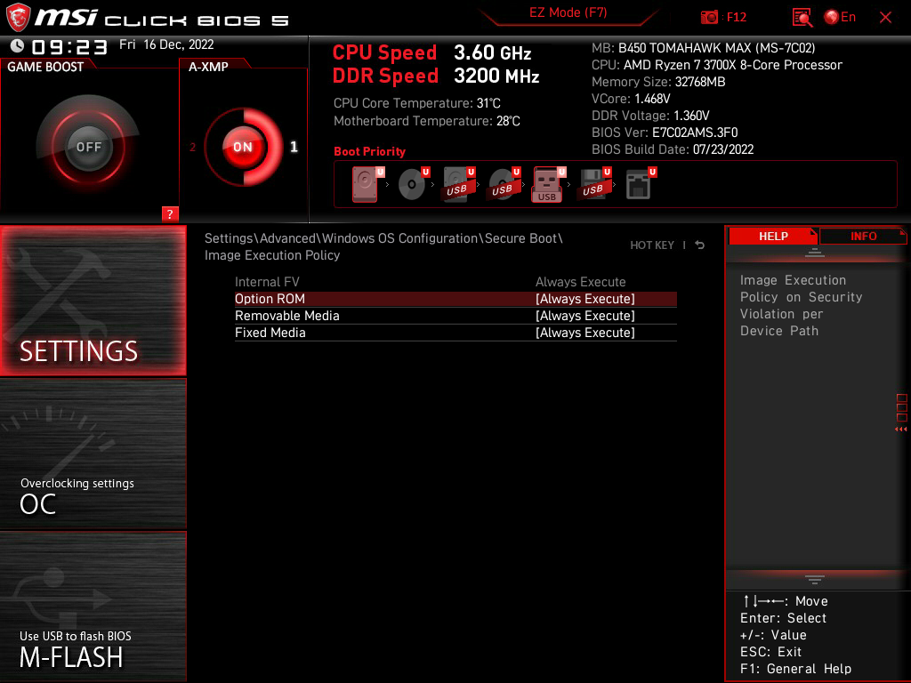 msi anakart hatalı secure boot ayarı.png