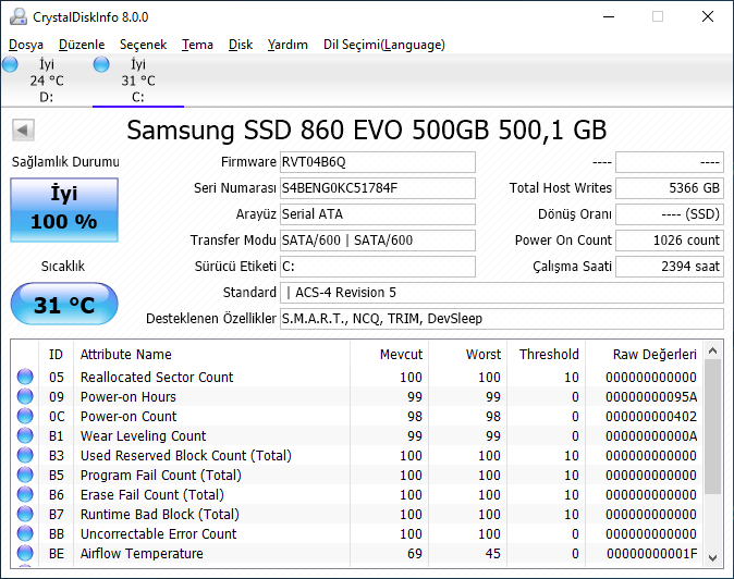 Samsung 860 EVO 500 GB 15.03.2020 CrystalDiskInfo.png