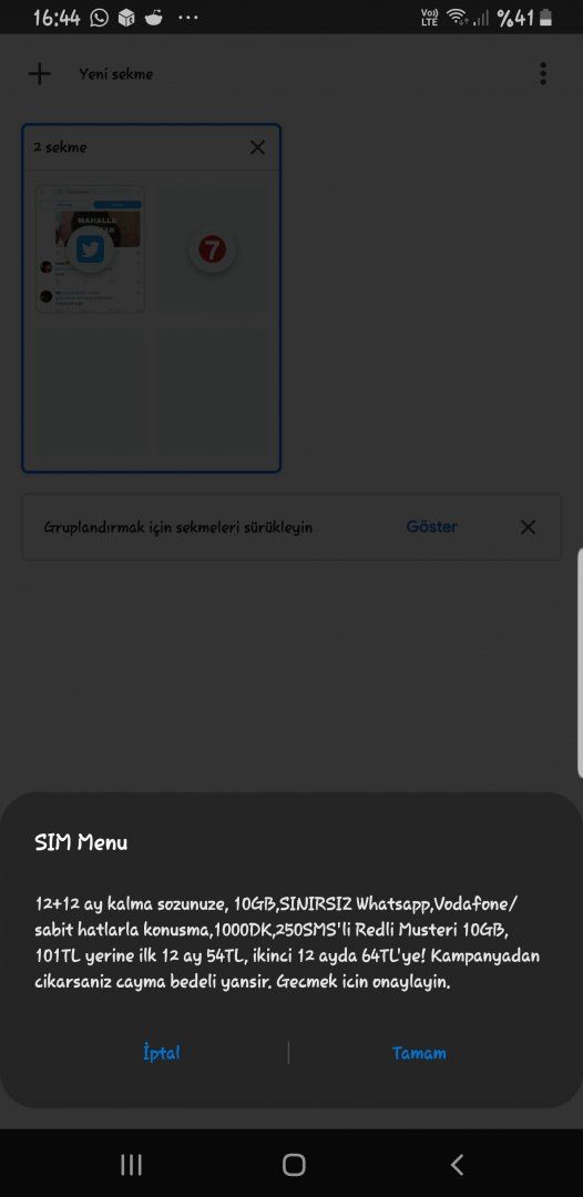 Vodafone zorla farklı bir tarifeye geçmemi istiyor Technopat Sosyal