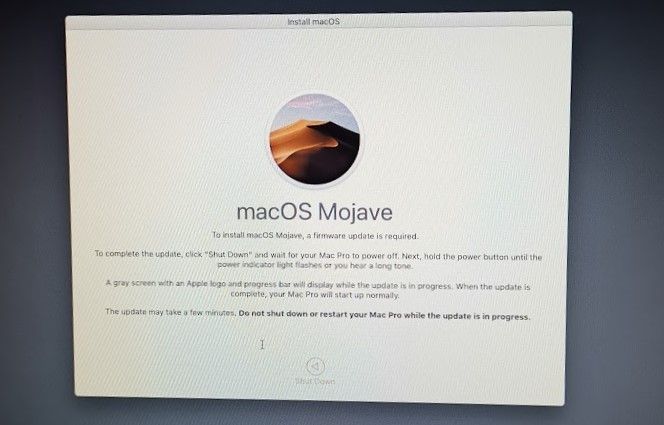 To install macOS Mojave, a firmware update is required..jpg