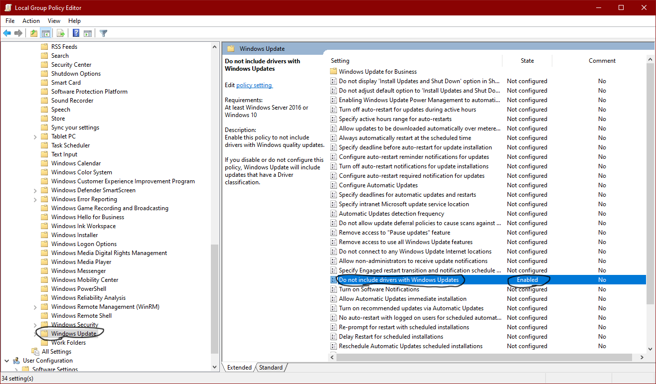 windows 10 sürücü güncellemelerini kapatma 2.png