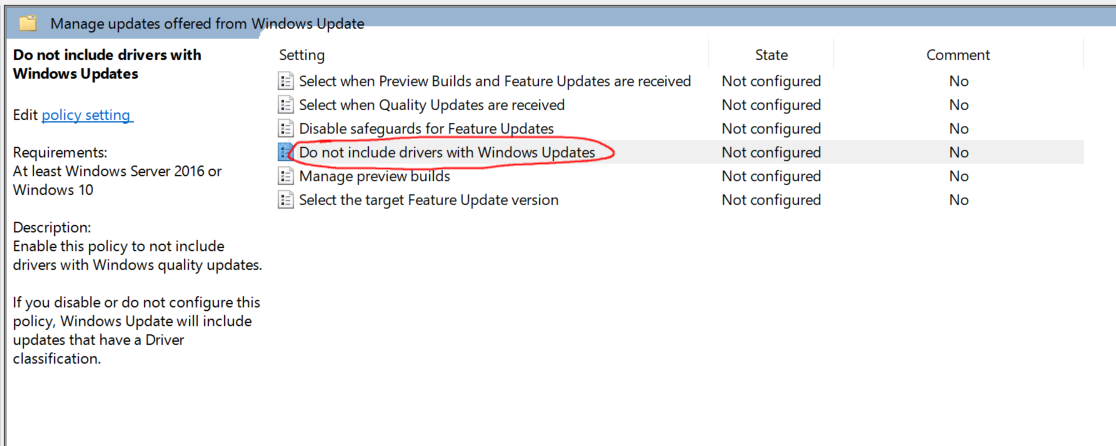 windows 11 sürücü güncellemelerini kapatma 3.png