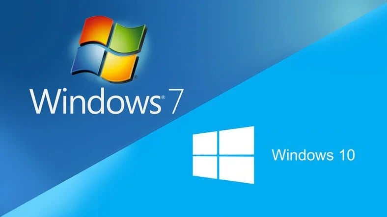 Windows 7 ve Windows 10