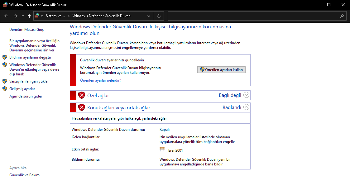 Windows Defender Güvenlik Duvarı 31.08.2021 14_58_50.png