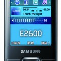 Samsung E2600 Özellikleri