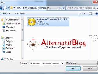 Windows 7 RTM USB DVD Download Tool Adım 2