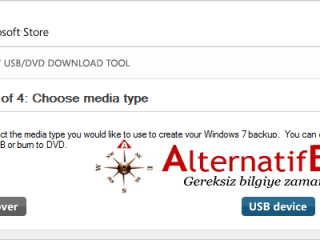 Windows 7 RTM USB DVD Download Tool Adım 3