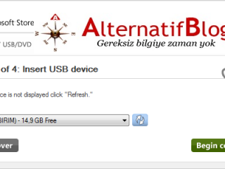 Windows 7 RTM USB DVD Download Tool Adım 4