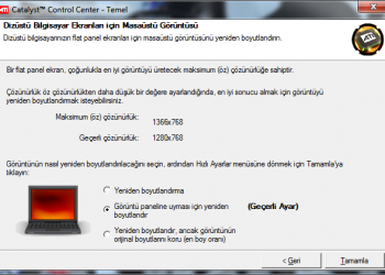 Windows 7’de oyun oynarken kenarlarda siyah bantlar mı var?