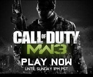 Call of Duty Modern Warfare 3 Ücretsiz !