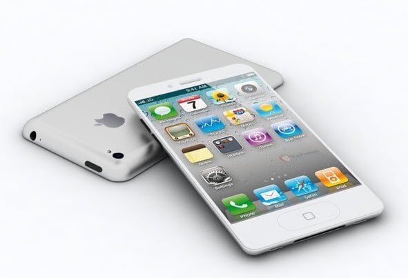 Apple iPhone 5 Sivi Metal