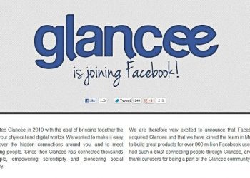 Facebook Glancee’yi Satın Aldı!