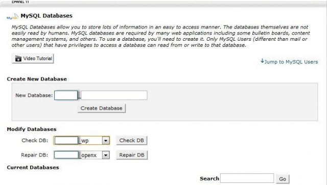 MySql Database Check se&ccedil;eneği ile sağlığını kontrol edin