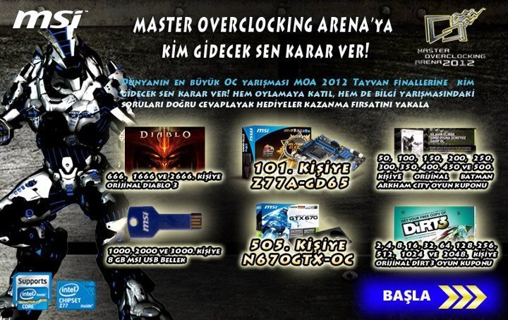 MSI Türkiye yarışma