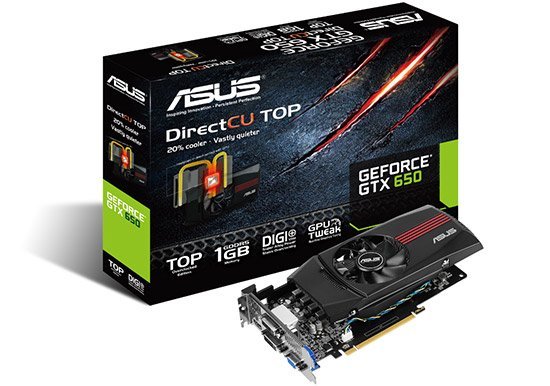 ASUS GeForce® GTX 650 DirectCU TOP