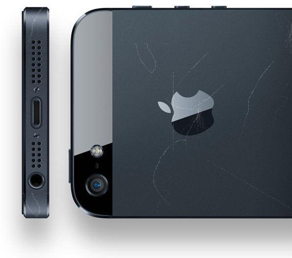 iPhone 5'in darbelere ve çizilmelere karşı dayanıksız olduğu kanıtlandı.