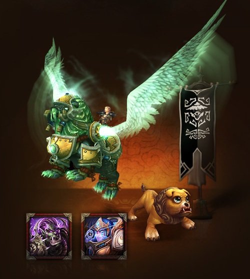 Mists of Pandaria CE sayesinde oyun içi verilecek ödüller.