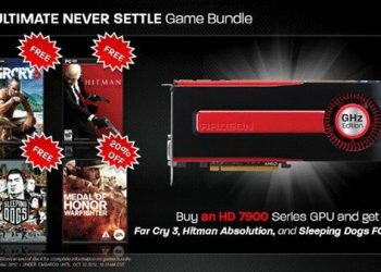 AMD Never Settle Paketi ile yazılım olarak ön plana çıkarken oyunseverlere ücretsiz oyun dağıtıyor.