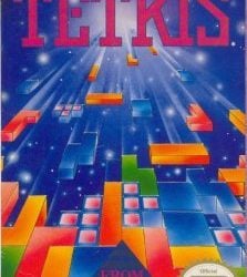 NES için hazırlanan Tetris kapağı. Altta "Rusya'dan Eğlence için Geldi" yazıyor.