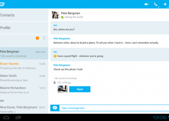 Android 3.0 versiyonu için çıkan yeni Skype oldukça kullanışlı.