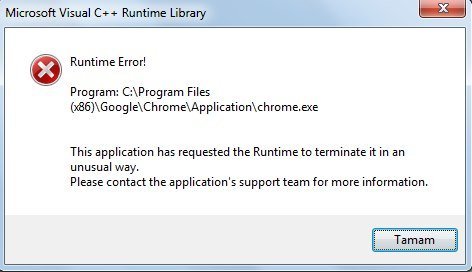 chrome-cokme-crash Google Chrome Çöktü