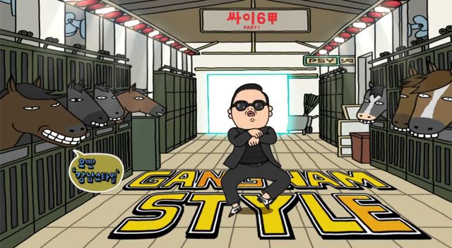Psy, Gangnam Style parçası bir rekora imza attı.