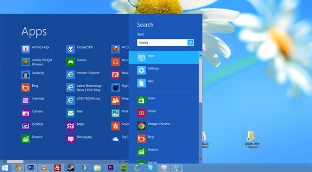 Farklı yazılımlar ile Windows 8 Metro Arayüzü, Menü olarak ayarlanabiliyor.
