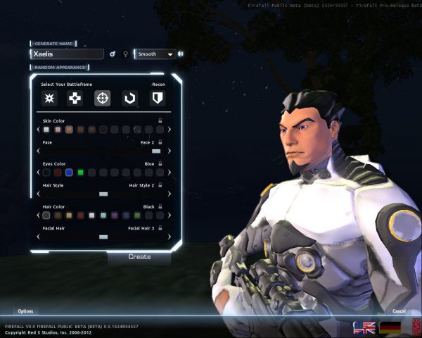 Firefall Karakter Kişiselleştirme