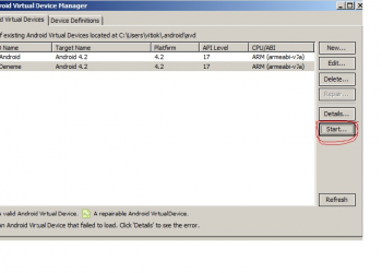 Android Programlamaya Giriş Ders 2: AVD Kurulumu ve ilk Projenin Çalıştırılması