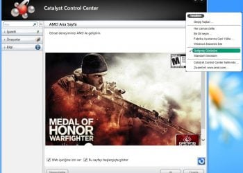 AMD Değiştirilebilir Grafikleri Ayarlama